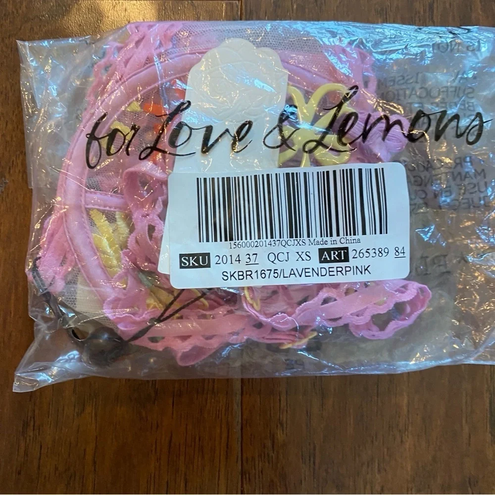 NWT XS For Love & Lemons Gia Underwire Bra - Picture 7 of 9